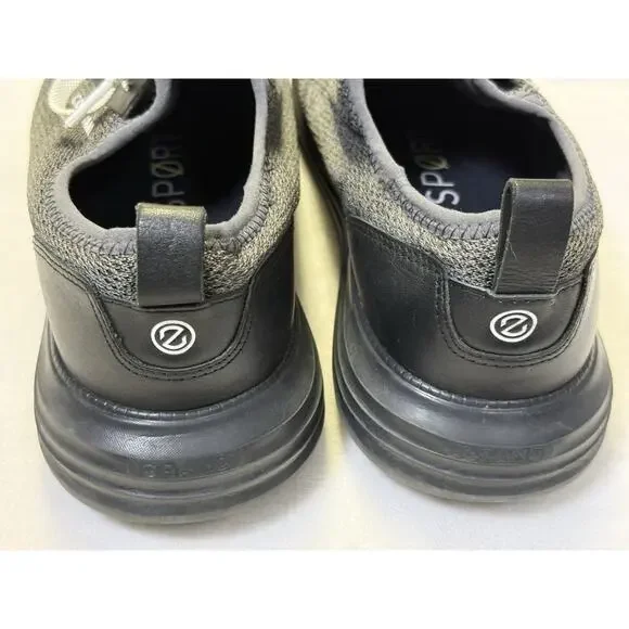 Cole Haan Grand Sport Journey Knit Sneakers Men’s Sz 10 Charcoal Black Lace Up - Picture 5 of 9